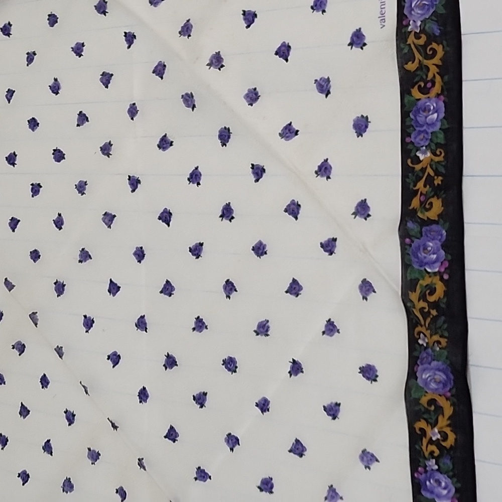 Valentino Garavani Handkerchief Cotton Authentic Brandnew